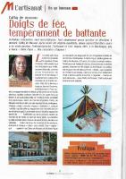 France Antilles Magazine  , Cathy de Moussac Baba Figue Créations